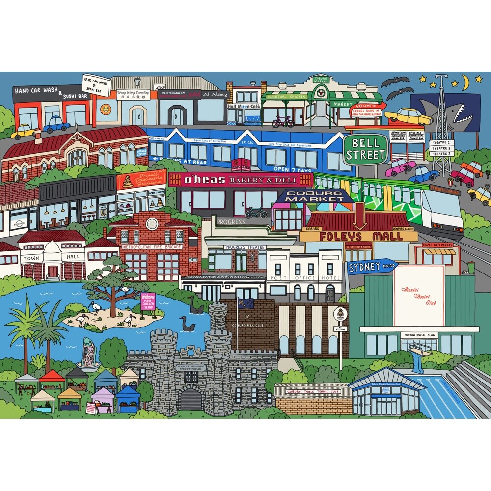 Coburg print - Laura Holley