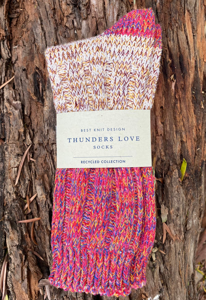 Chunky knit cotton socks - Thunders Love
