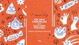 The Boroughs + Monsieur Truffe ~ Salty Miso Popcorn 45% Milk chocolate